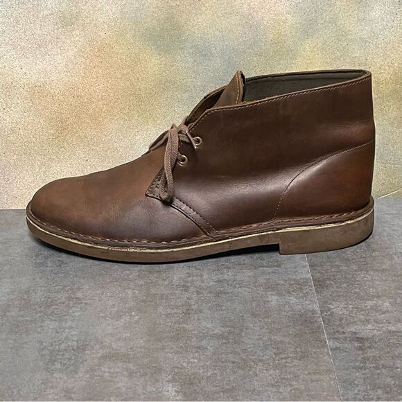 Clarks Classic Leather Brown Chukka Boots Men\'s Size 10M main image 14